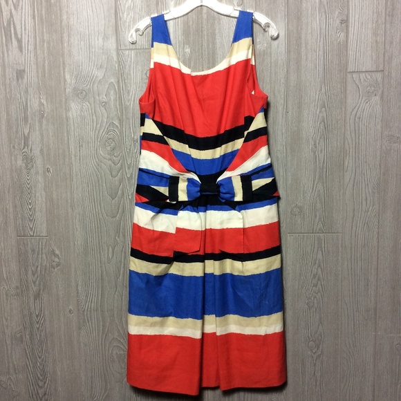 kate spade Dresses & Skirts - Kate Spade linen Stripe dress - PLUS SIZE 14